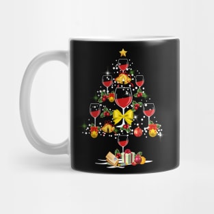 Wine Christmas Tree Mug